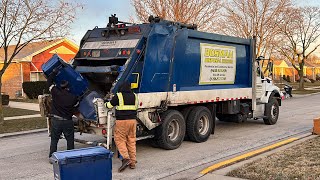 Bosman Disposal Heil Rear Loader Flying Through a Recycling Route by MidwestTrashTrucks 2,870 views 4 months ago 8 minutes, 18 seconds