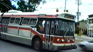 Toronto Transit System in 1986 TTC Streetcars Trolley Buses and Subway