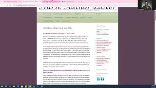 Nursing Journals: Searching by nursing titles
