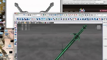 Creating a sword using Autodesk Maya (Part 4 of 5)
