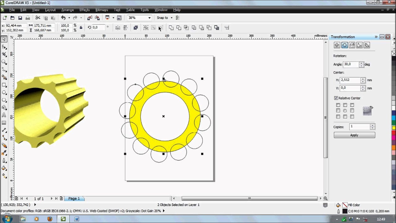 Gambar 3d Dengan Corel | Markas3d