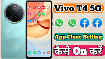 Vivo T4 5g App Clone & Dual App Setting Kaise On Kare // How To Dual App Setting On Vivo T4 5g