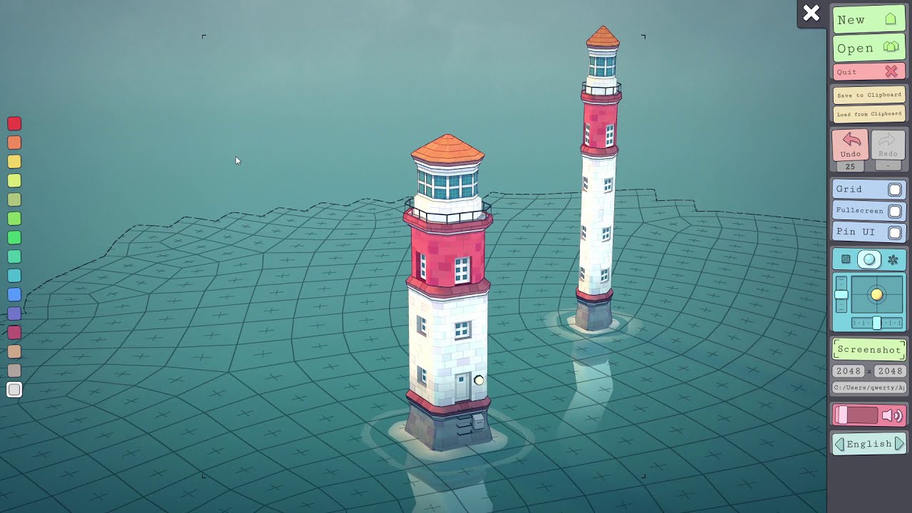 Townscaper how to build a lighthouse YouTube