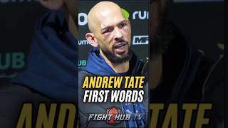 Andrew Tate First Words After Loss Vs Demoor