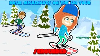 Rosie Misbehaves On The Ski Tourgrounded