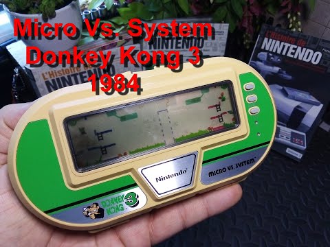 LCD Nintendo Micro VS System Donkey Kong 3 1984 AK 302