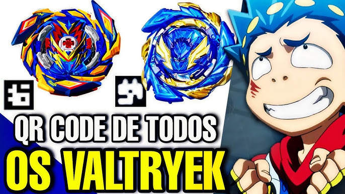 NEW CHO-Z VALTRYEK QR CODES COLLAB WITH CYPRUS + VALTRYEK QR CODES BEYBLADE  BURST SURGE PRO SERIES 