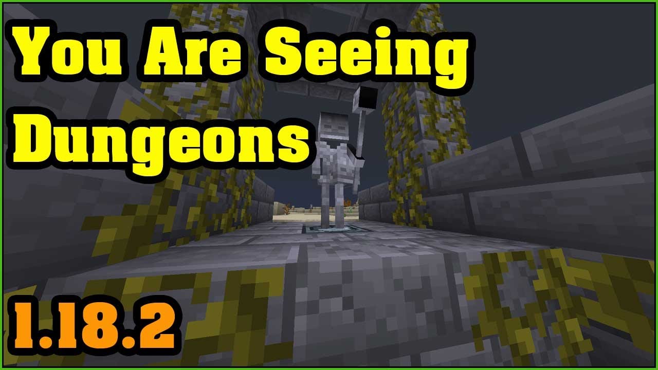 You Are Seeing Dungeons Mod 1.18.2 Download - How to install it for ...