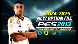 PES 2013 | NEW OPTION-FILE 24/2025 NEXT-SEASON-PATCH | 6/13/24 | PC