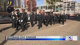 Memphis Veterans Day parade honors 100-year-old veteran of three wars