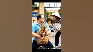 Tính Trọc đổ bi trước cổng trường troll Capybara và Tuyền và cái kết #capybara