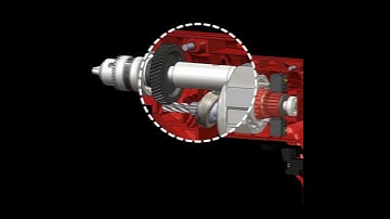 Hammer Drill Machine Mechanism Animation 3D Designers #automobile #mechanism #machine #solidworks