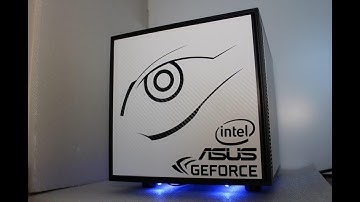 MINI-ITX RGB Gaming Full Build with Gigabyte Geforce GTX 1050ti / Intel i5 6600t