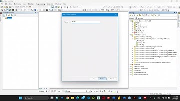 Create Geodatabase, Dataset, Feature Dataset