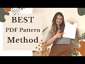 How to Print PDF Sewing Patterns - Beginners Guide to Print, Assemble, and Cut Out Your PDF Pattern