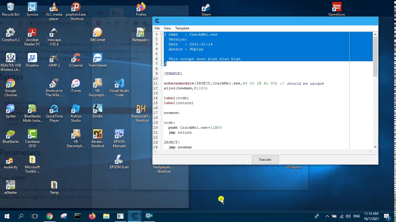 Using Cheat Engine to reverse CrackMe1 (Part 2) - YouTube