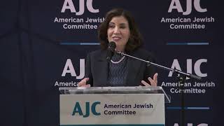Governor Hochul Delivers Remarks at the American Jewish Committee Board of Governors Meeting