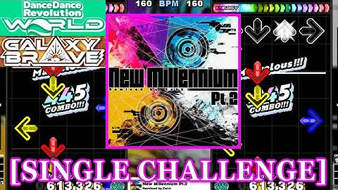 【DDR WORLD】 New Millennium Pt.2 / Remixed by Zekk [SINGLE CHALLENGE] 譜面確認+Clap