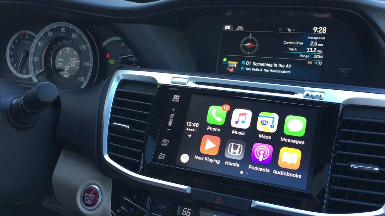 How Apple CarPlay works on the 2016 Honda Accord - YouTube