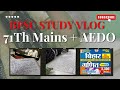 71th BPSC Mains + BPSC AEDO Study Vlog | Full Day Preparation with Strategy &amp; Sources #bpscmains