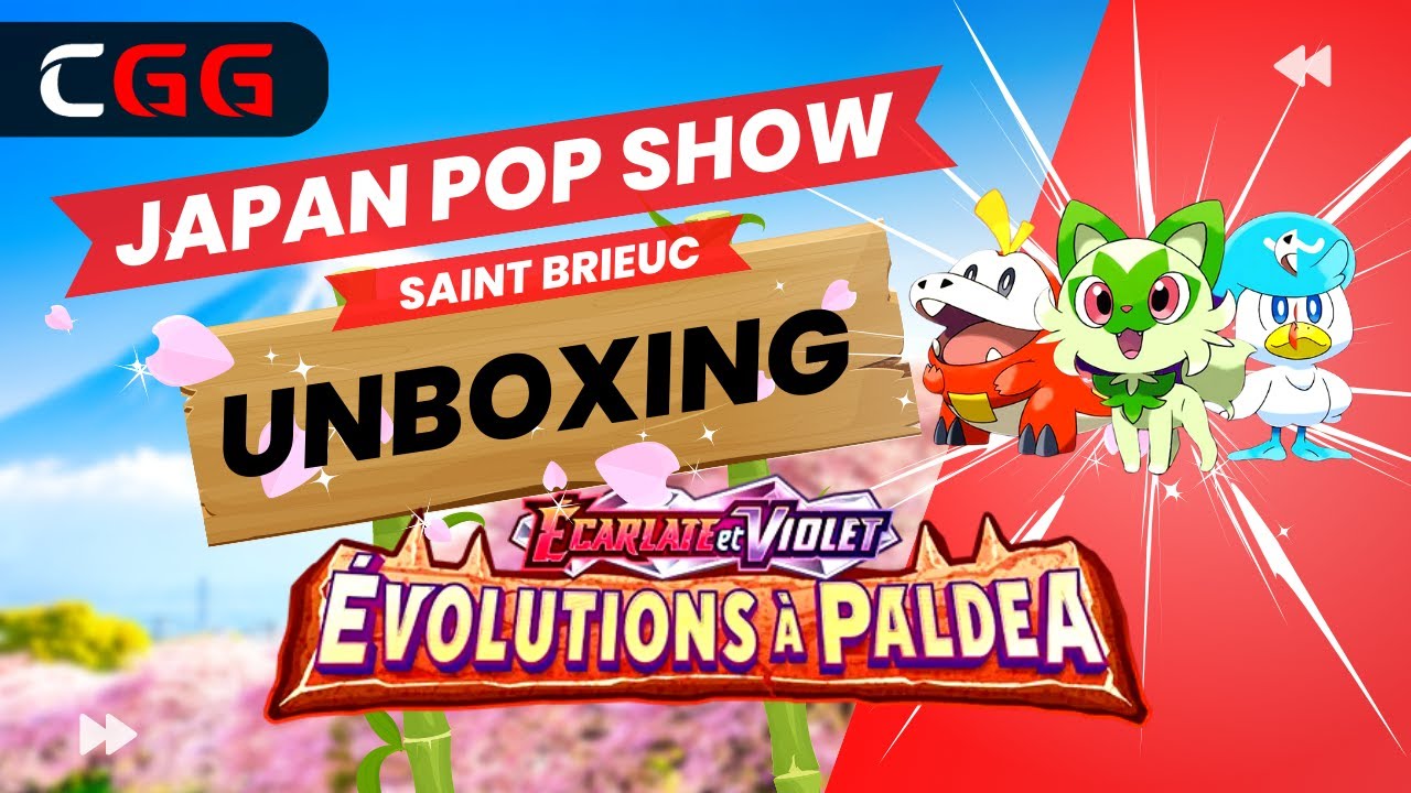 OUVERTURE D'UNE DISPLAY EVOLUTIONS À PALDEA JAPAN POP SHOW Saint Brieuc