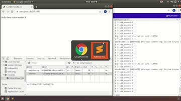 Express Cookies and Sessions 04 - Using cookie-session