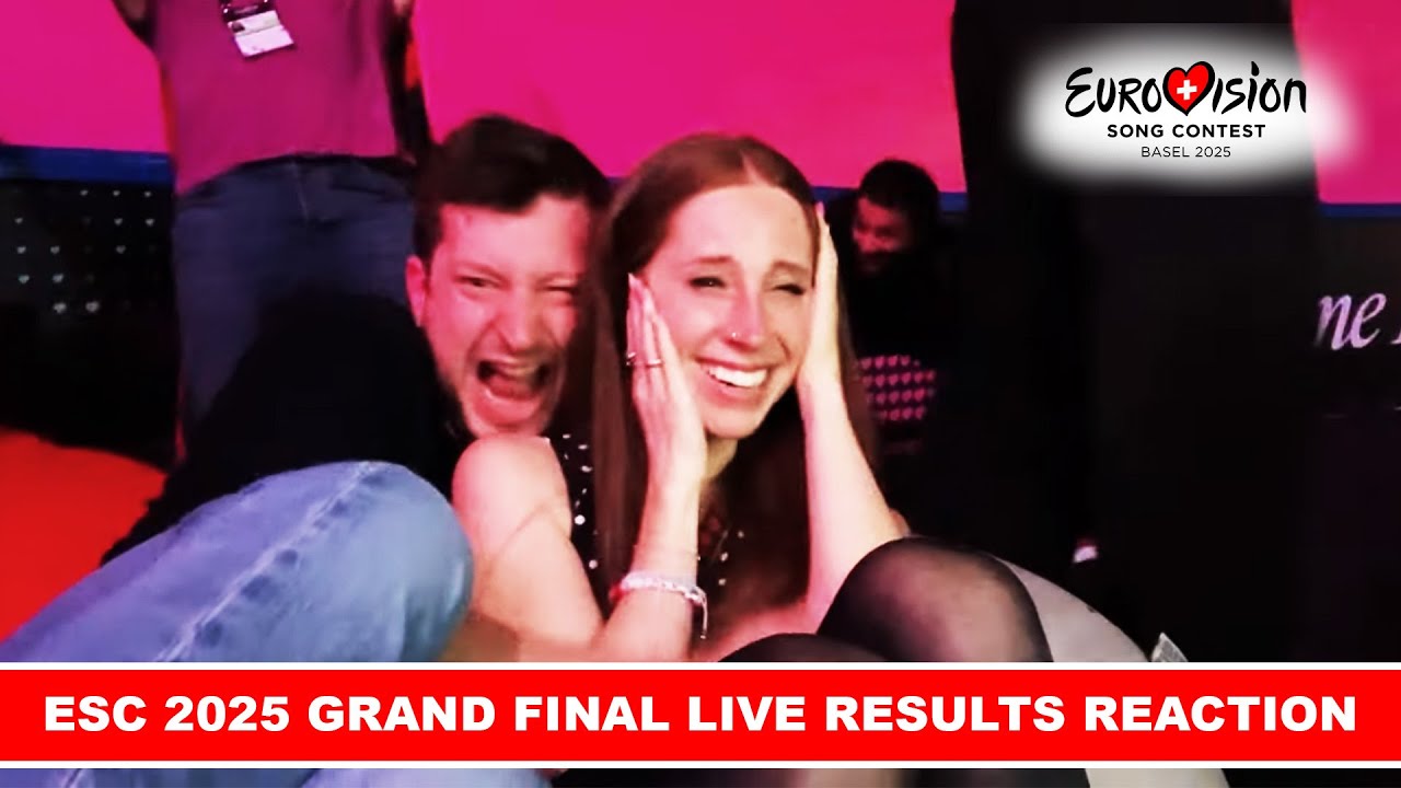 EUROVISION 2025 GRAND FINAL LIVE RESULTS REACTION