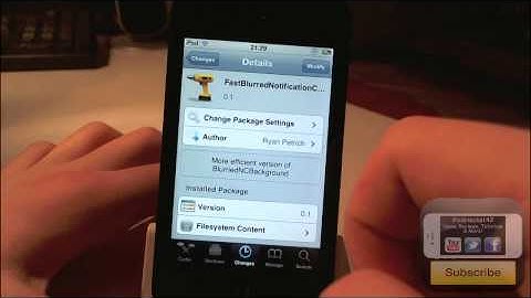 A Faster Version Of BlurriedNCBackground | FastBlurredNotificationCenter Cydia Tweak Review
