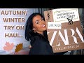 HUGE AUTUMN/WINTER TRY ON HAUL!!! ZARA, HOLLYWOOD COLLECTIONS, LOUNGE, YSL AND LOTS MORE!!