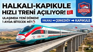 Çerkezköy Ve Edirne Şaha Kalkıyor Hızlı Tren Hattı Güzergahı Ve Duraklar 10.04.2026