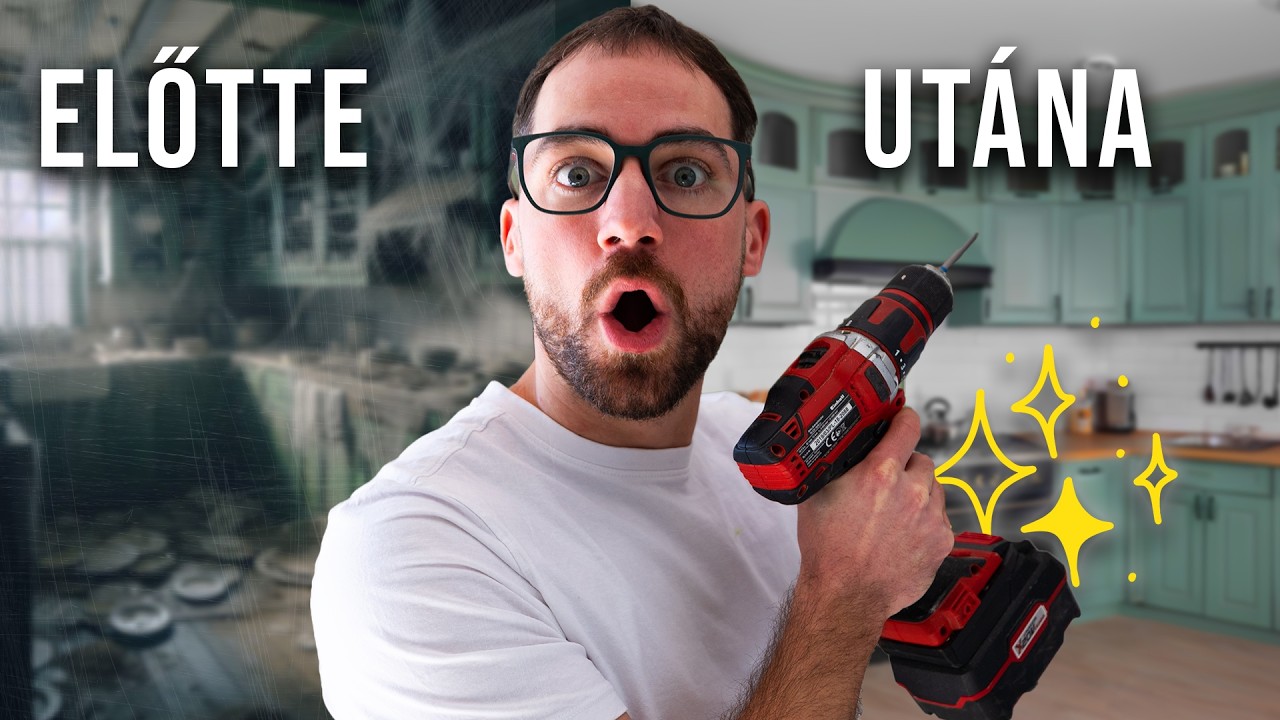 Újra KONYHA FELÚJÍTÁSBA Vágtam Bele! (2 év után...)