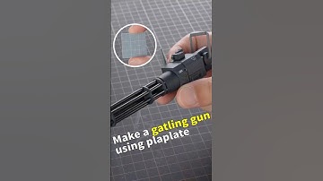 Make a gatling gun using plaplate! #dspiae #gundam #gunplabuilders #gunpla #gunplacustom