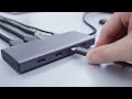 UGREEN Triple Display USB C HUB 10Gbps 4K HDMI Adapter 8-in-1 Sp