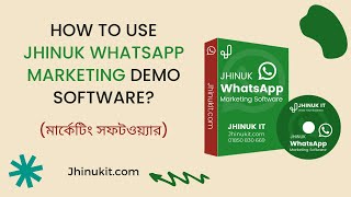 How to use JHINUK WhatsApp Marketing Demo Software? screenshot 4