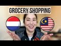 Grocery shopping | Netherlands vs Malaysia