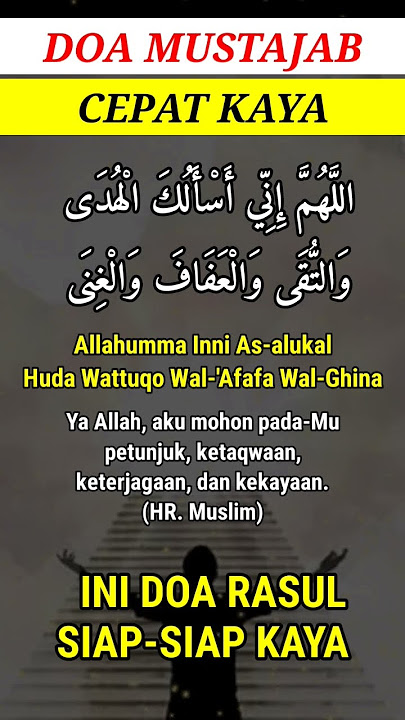 Doa MUSTAJAB, KAYA RAYA, AUTO SULTAN