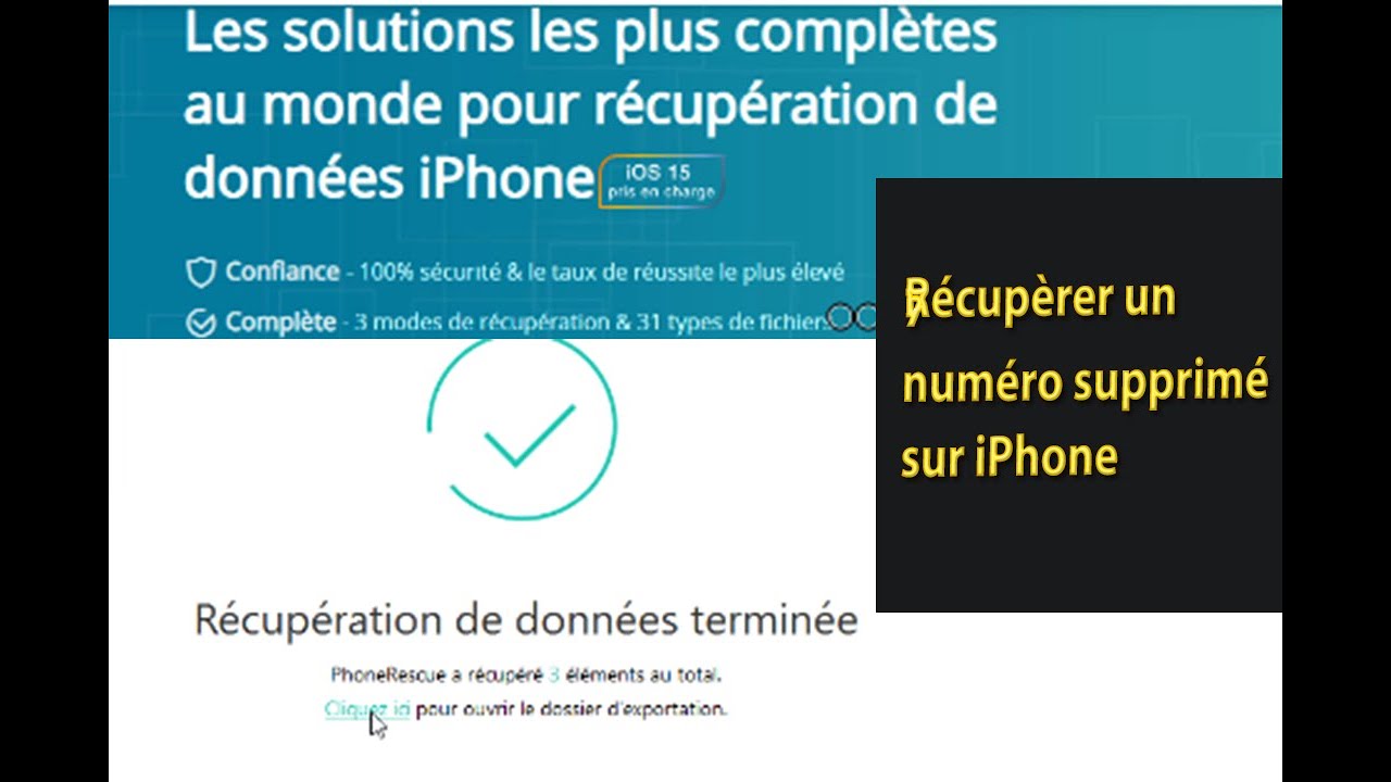 Comment Récupérer Un Numéro De Téléphone Supprimé Iphone