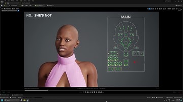 More R&D into metahuman facial animations on Daz genesis 9 figures. Bringing it all together.