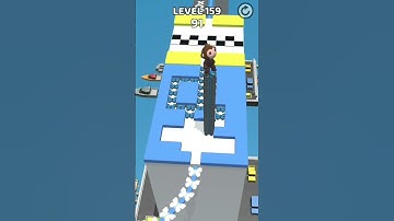 Gameplay Top Mobile Games Relaxing Nsatisfying Game ios/android StackyDash Level 159 #funny #shorts