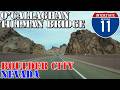 I-11 - Mike O'Callaghan - Pat Tillman Memorial Bridge - Boulder City - Nevada - 4K Infrastructure