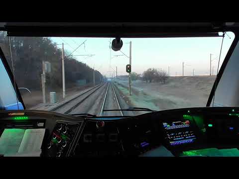 Kyiv-Vinnytsia Intercity Train Ride (HD front view)