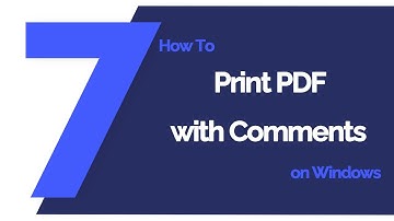 How to Print PDF with Comments on Windows | PDFelement 7