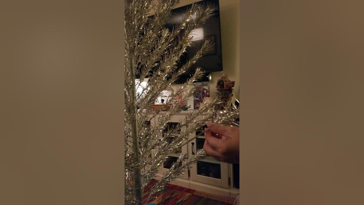 vintage aluminum christmas tree How to disassemble YouTube