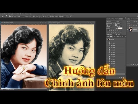 Hướng Dẫn Chỉnh ảnh trắng đen lên màu trên photoshop |photoshop