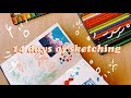 Sketchbook 4: 14 Day Sketchbook Challenge - 10 SPEEDPAINTS  -