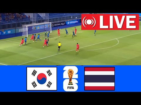 🔴[라이브] 한국 vs 태국 | 2026년 FIFA 월드컵 예선(AFC) | 오늘 전체 경기 스트리밍