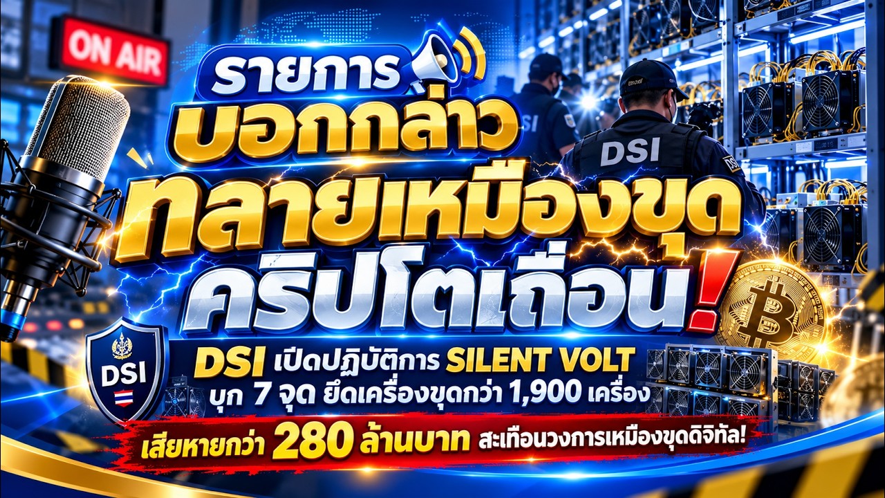 DSI เปิดปฏิบัติการ SILENT VOLT บุกตรวจค้นพบ  280 ล้านบาท