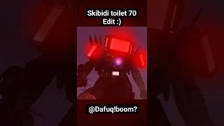 Skibidi toilet 70 Part1 Edit @DaFuqBoom #skibiditoilet #skbidi