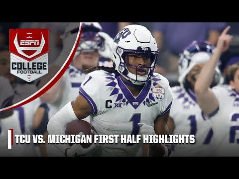 College Football Playoff highlights: TCU beats Michigan in high