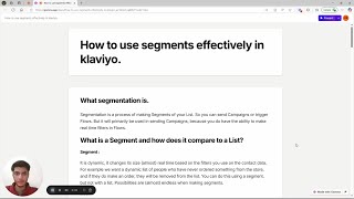 The only 9 Main Klaviyo Segments you need to care about.